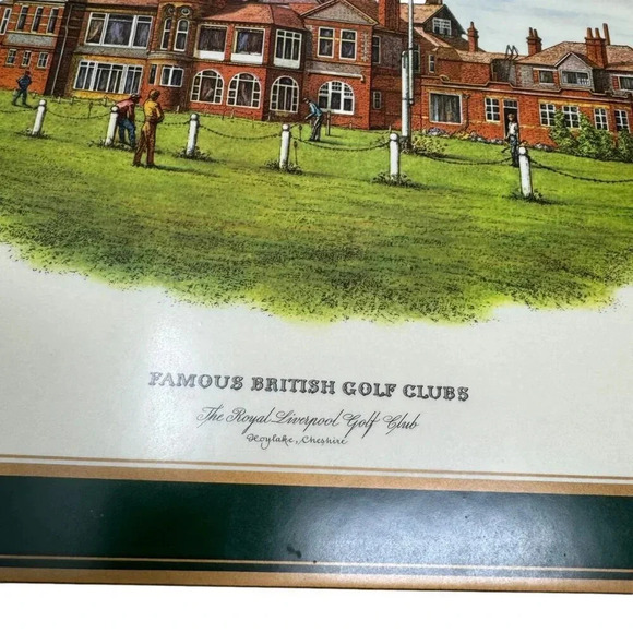 Pimpernel Famous British Golf Courses Set Of 4 Traditional Place Mats - Picture 9 of 11